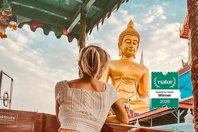 Discover Hidden Bangkok with Longtail Boat Tour - Wat Paknam and the Big Buddha from the canal