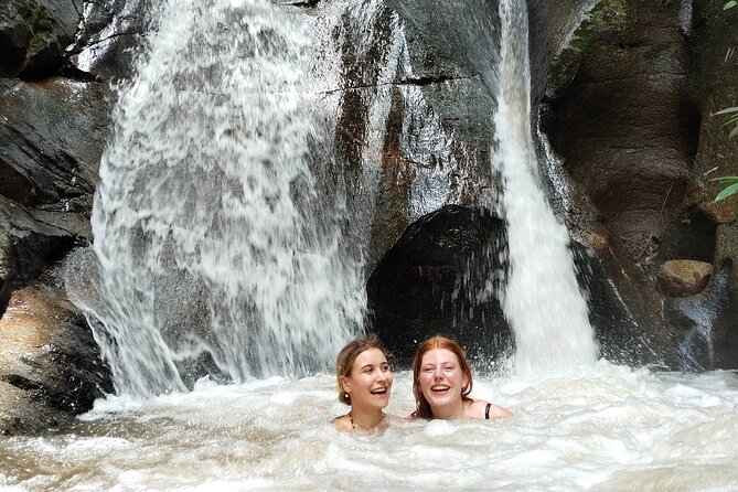Elephant Experience and Hidden Jungle Waterfall Chiang Mai - Feeding, walking, and river time