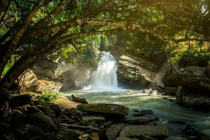 Elephant Sanctuary + Waterfall + Bamboo Rafting One Day Trip - Why Mae Wang works as a day trip