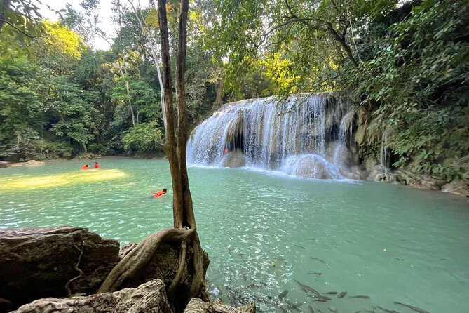Erawan Waterfall and Kanchanaburi Private Tour [Optional Luxury] - The River Khwae Bridge and a long-tailed boat ride