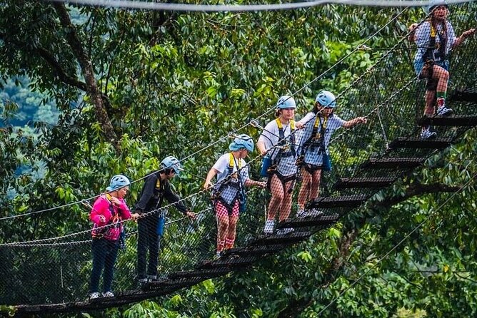 Extream Zipline @ Kingkong Smile and Dip in Hot Spring - From Chiang Mai to the Mountain Jungle