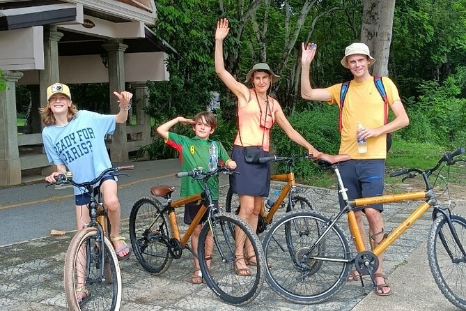 Family Bicycle Tour in the Green Oasis of Bangkok on Bamboo bikes - Lunch, drinks, and what the price covers