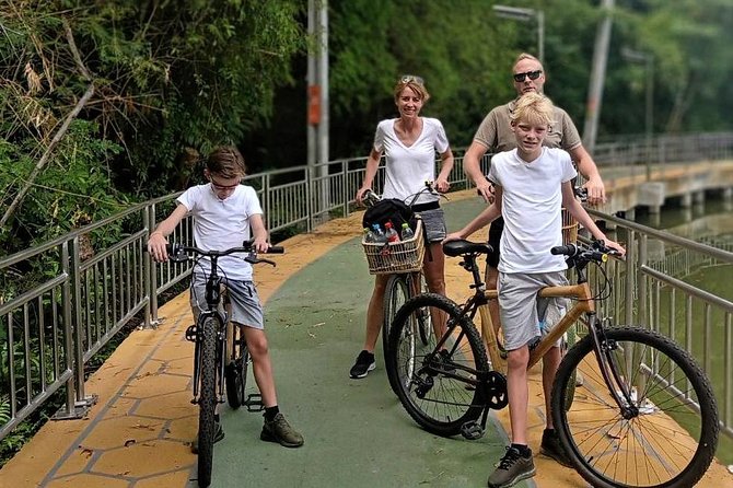 Family Bicycle Tour in the Green Oasis of Bangkok on Bamboo bikes - Riding through Bangkok’s green belt