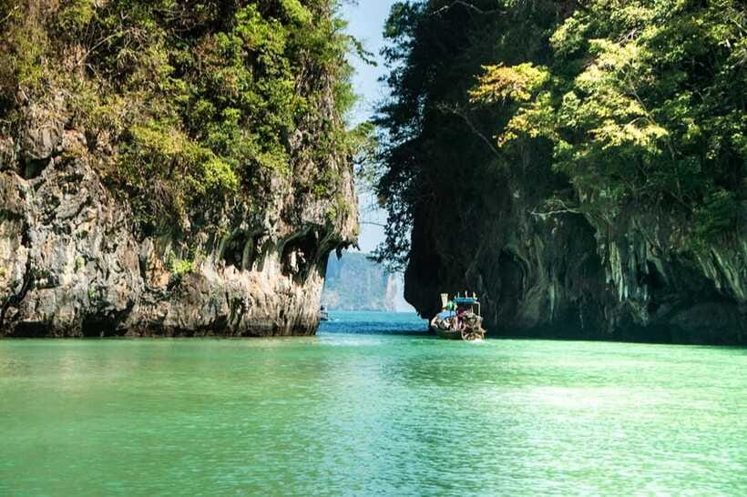 From Ao Nang Hong Island Longtail Cruise with Sunset Dinner - Koh Raeng and the night swim