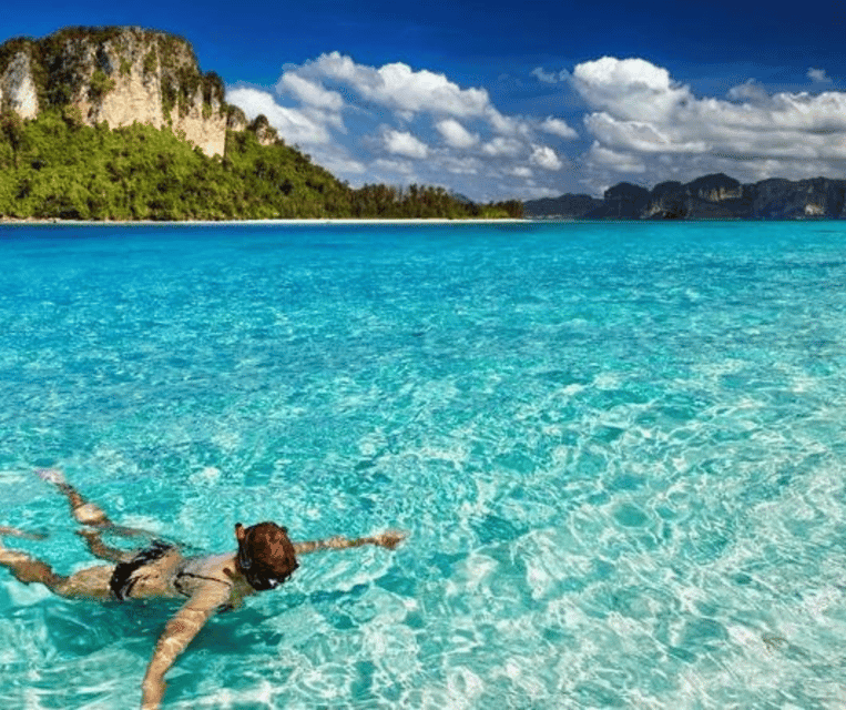 From Aonang: 4 Islands one day tour with Lunch - Tup Island and its clear-water sandbar