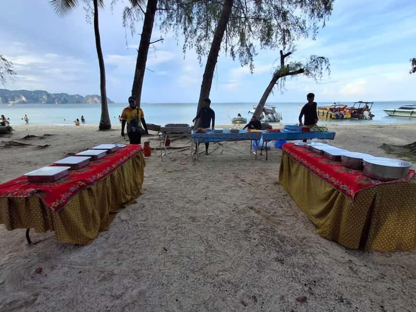 From Aonang: 4 Islands one day tour with Lunch - Poda Island, lunch, and your longest break