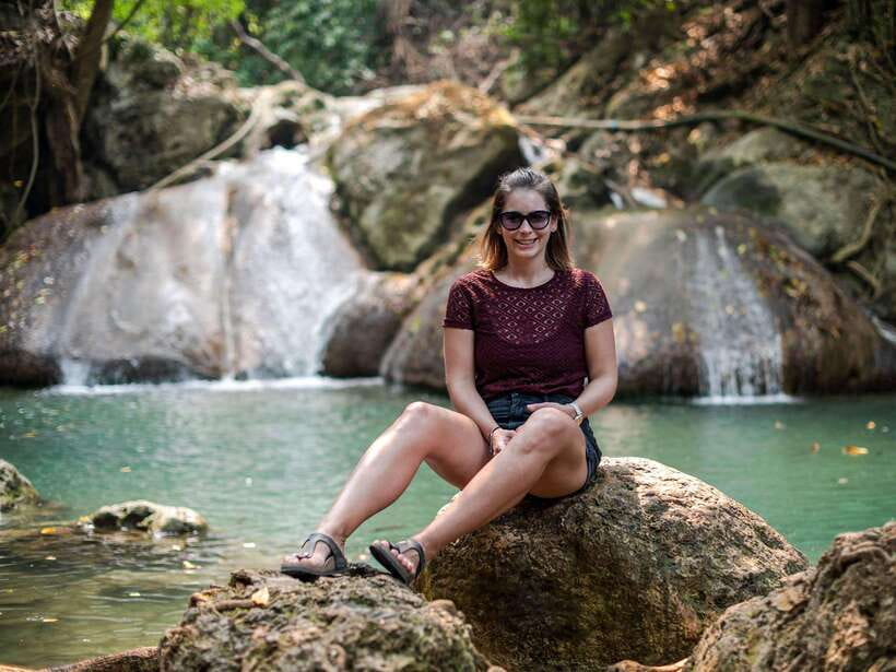 From Bangkok: Erawan Park & Kanchanaburi Small-Group Tour - Erawan National Park and the seven waterfall levels