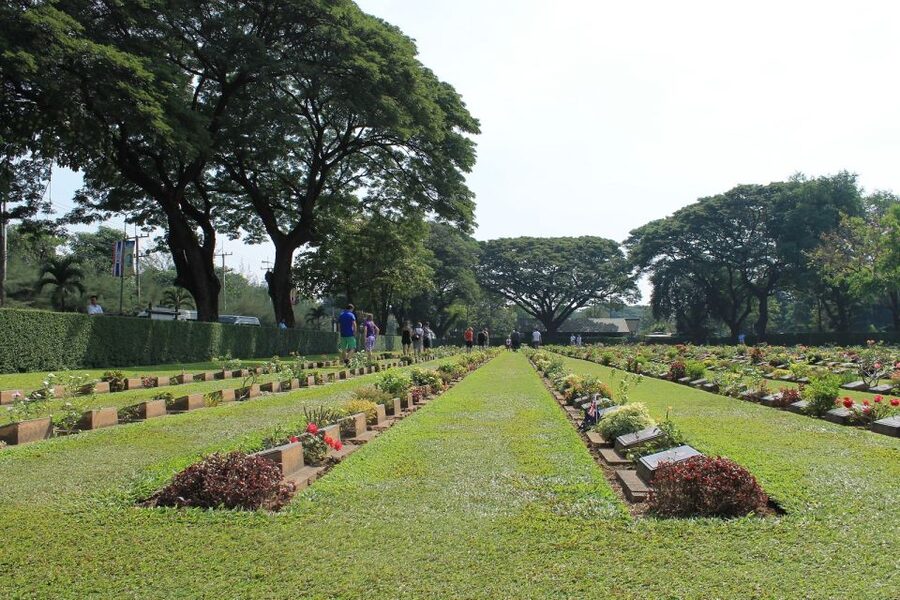 From Bangkok: Historical Day Tour to River Kwai - Kanchanaburi War Cemetery: start with respect