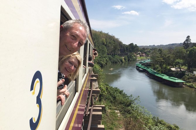 From Bangkok : Kanchanaburi Tour with Floating market Visit - Maeklong Railway Market and the train through the stalls