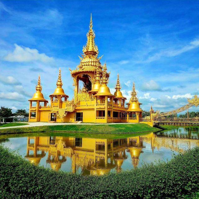 From Chiang Mai: Chiang Rai's Temples Exploration Day Trip - Wat Rong Suea Ten, the Blue Temple