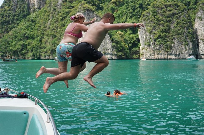 From Khao Lak : Phi Phi Islands Adventure Day Trip with Lunch - Monkey Beach: quick viewing with no guarantee