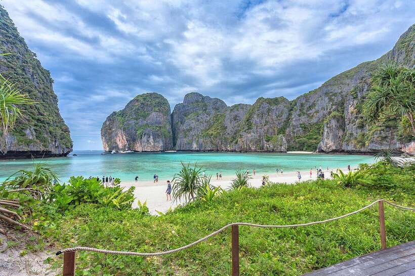 From Krabi: Maya Bay, Bamboo & Phi Phi Islands Day Tour - Monkey Beach and the limits of wildlife viewing