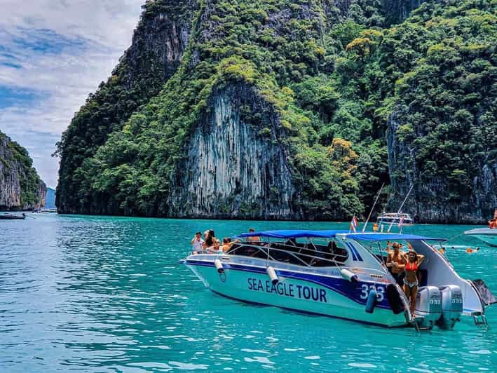 From Krabi: Phi Phi Islands Speedboat Day Tour - Pileh Lagoon and Phi Phi Leh snorkeling