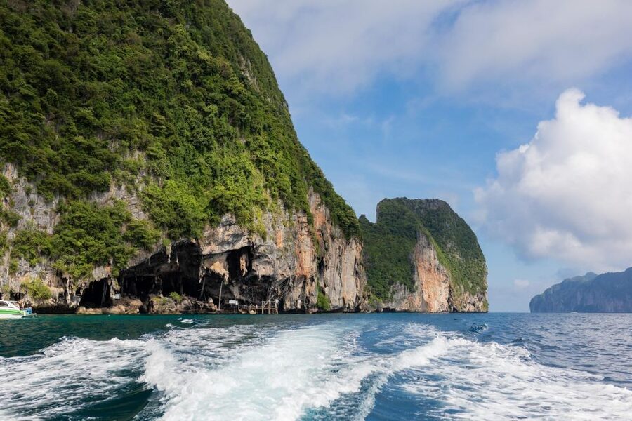 From Phi Phi Island: Maya Bay Sunset & Plankton by Speedboat - Sunset from the open sea