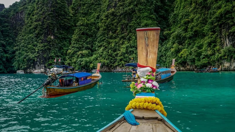 From Phi Phi: Maya Bay HalfDay Longtail Boat with Snorkeling - Pileh Lagoon is the best place to get in the water