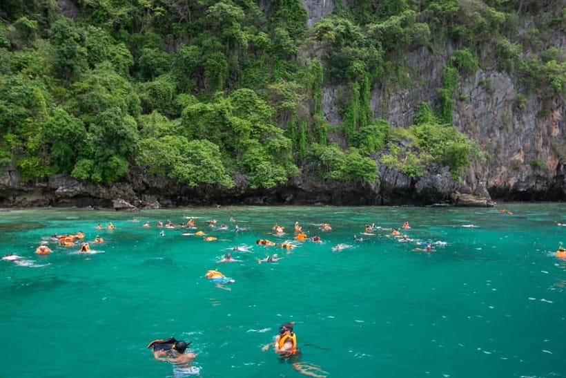 From Phi Phi : Splash & Explore – Half-Day Tour By longtail - Pileh Lagoon is the strongest water stop