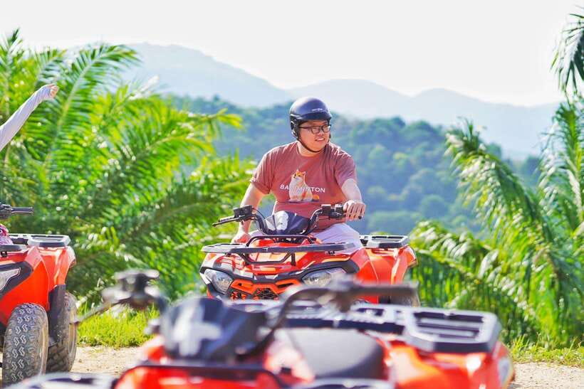 From Phuket: ATV Scenic Routes with Karon and Patong Views - Riding through plantations on Patong Hill