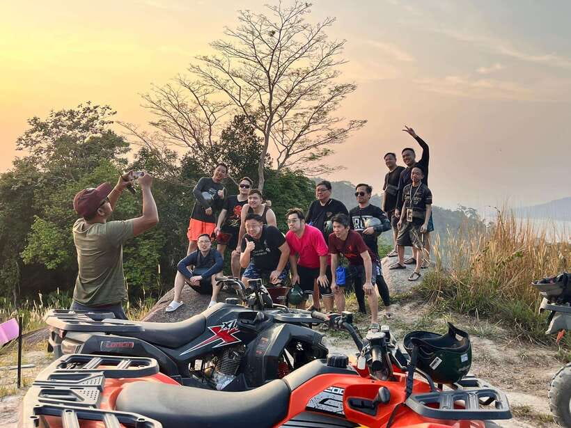 From Phuket: ATV Scenic Routes with Karon and Patong Views - Stopping above Patong and Karon beaches