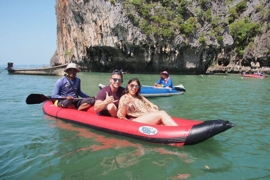 From Phuket: James Bond and Phang Nga Bay Tour by Speedboat - Swimming and a slower finish at Naka Island