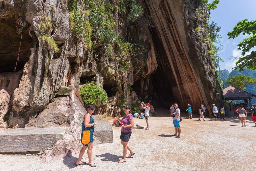From Phuket: Phang Nga Bay and Canoeing Tour by Big Boat - Hong Island, cliffs, caves, and quiet water