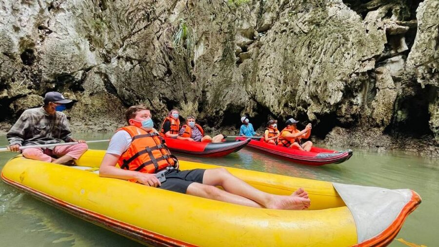 From Phuket: Phang Nga Bay and Canoeing Tour by Big Boat - Timing, pickup, and comfort tips