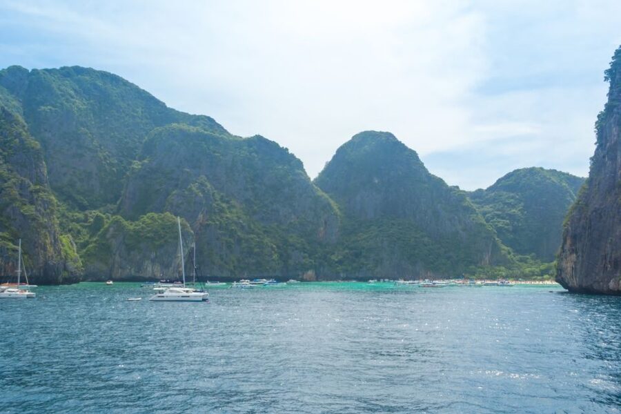 From Phuket: Snorkeling Ferry Cruise to Phi Phi Islands - Buffet lunch beside the sea