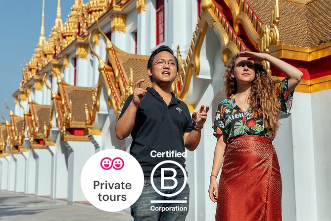 Full Day Bangkok PRIVATE City Tour With Locals - Wat Trimit & Wat Pho tickets - Crossing the Chao Phraya and stopping for lunch