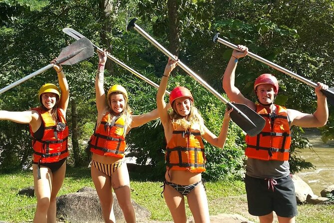 Full Day Chiang Mai Zipline Adventure, Rafting, ATV-ing, and Sticky Waterfall - ATV riding through the countryside