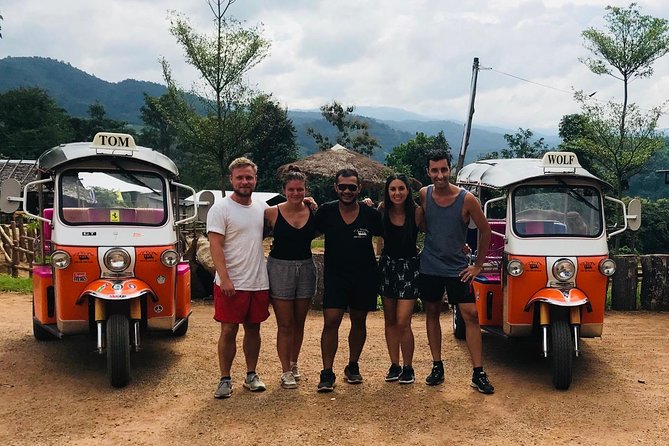 Full-Day Guided Tuk Tuk Chiang Mai Adventure and Rafting - Bamboo rafting on the local river