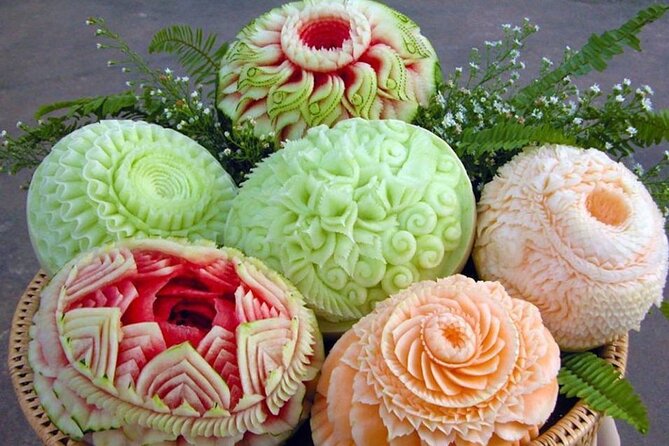 Full Day Professional Thai Fruit and Vegetable Carving Class - Starting at Sutthisan MRT Station at 9:00 am