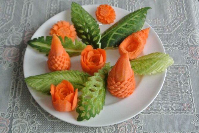 Full Day Professional Thai Fruit and Vegetable Carving Class - Lunch, snacks, and a welcome break
