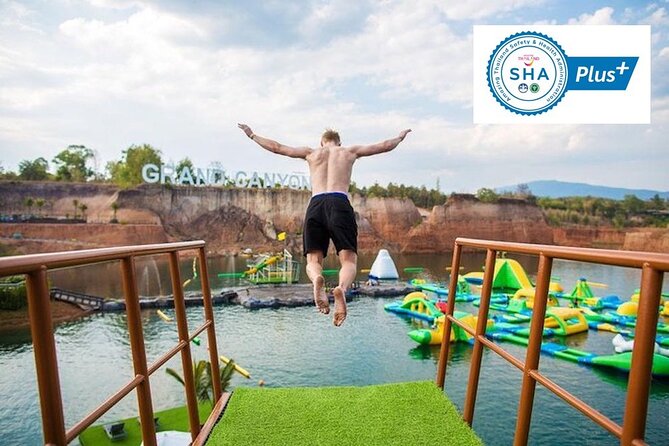 Grand Canyon Water Park Entry Pass - Slides, pillows, and launch points