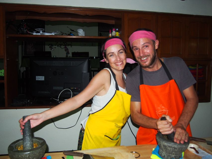 Half-Day Cooking Class with Market Tour - Cooking in a Thai home