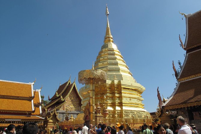 Half Day - Small Group - Doi Suthep Temple and Hmong Village Tour - Wat Phra That Doi Suthep: Chiang Mai’s golden symbol