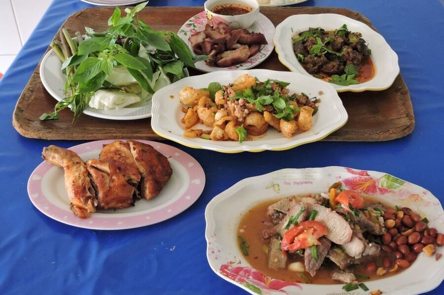 Hua Hin: Eat Like a Local Thai Food Tour - Esaan food at a rustic local restaurant