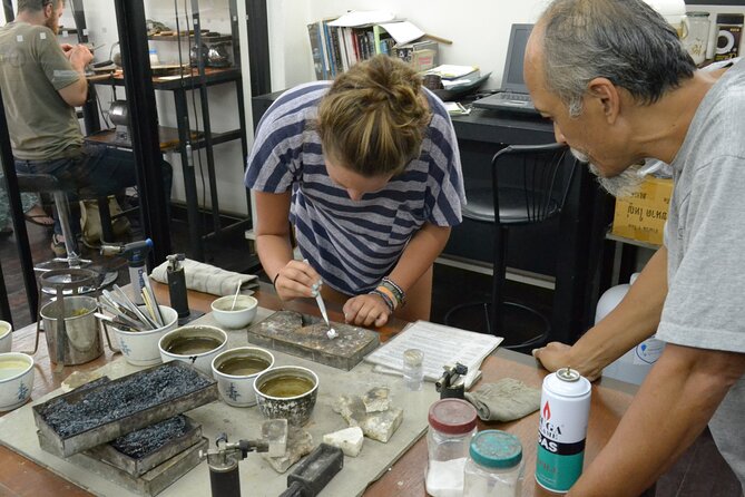 Jewellery Making Class with Silversmithing in Chiang Mai - Polishing the silver and taking it home