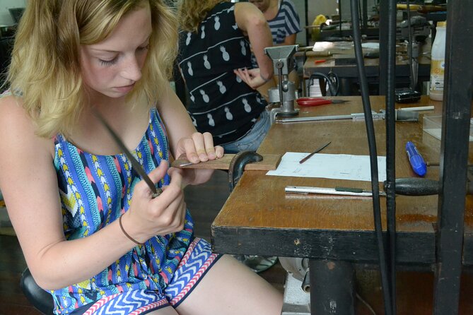 Jewellery Making Class with Silversmithing in Chiang Mai - Drawing your design before touching the silver