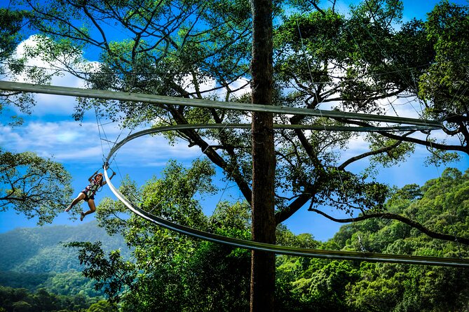 Jungle Flight Zipline Roller Coaster - From Chiang Mai to the 1000-year-old forest