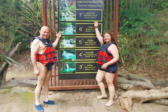 Kanchanaburi Day Trip: WWII Death Railway & Erawan Falls - Erawan National Park and its seven cascades