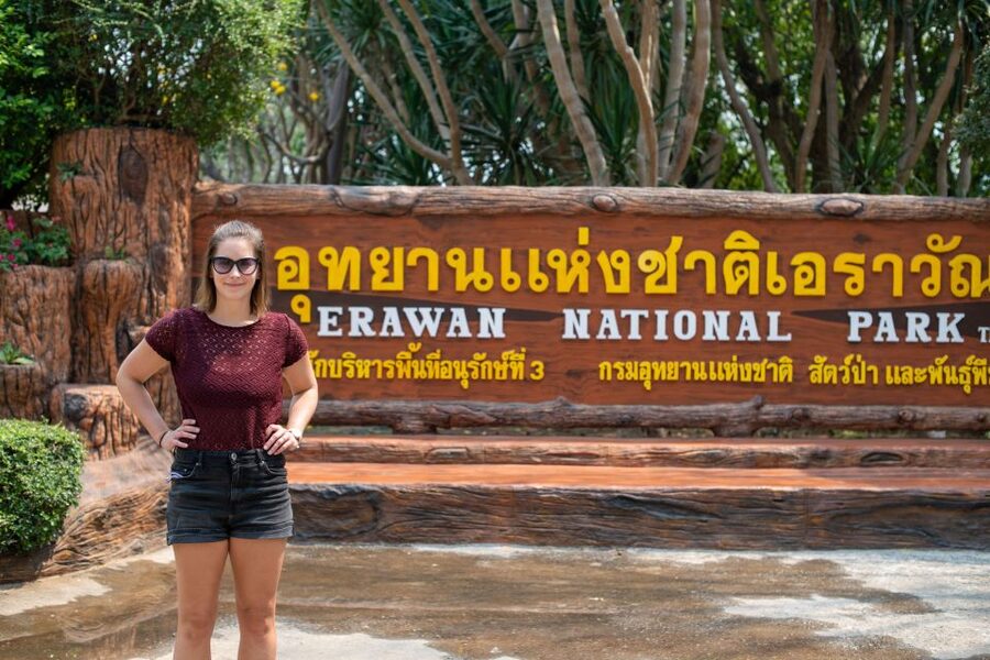 Kanchanaburi: Erawan Waterfall & Train Full-Day Tour - Lunch at a local restaurant