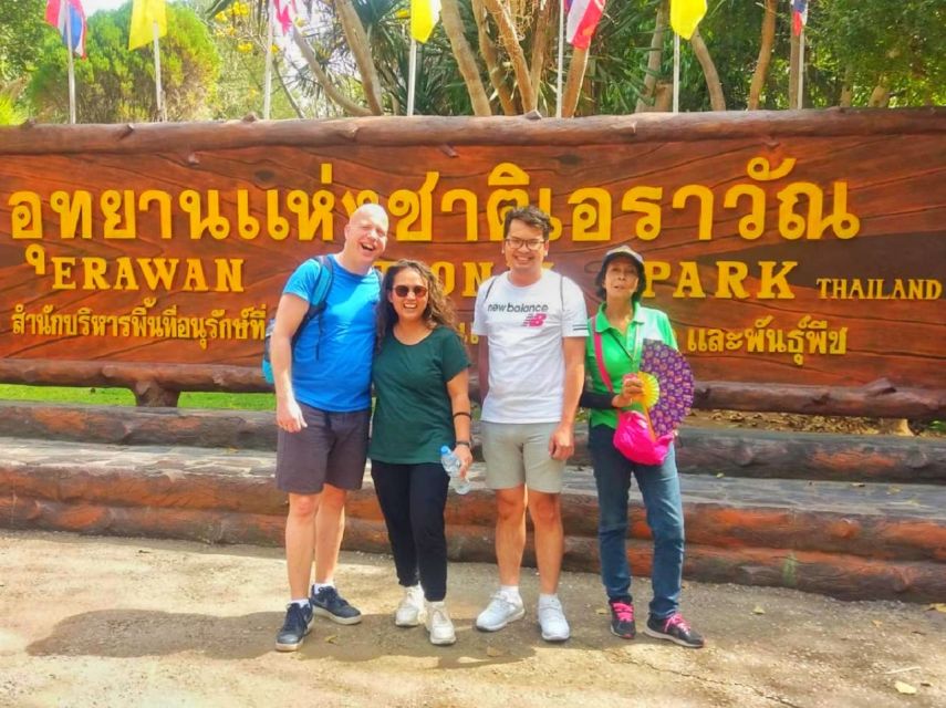 Kanchanaburi: Erawan Waterfall & Train Full-Day Tour - Transport, group size, and timing