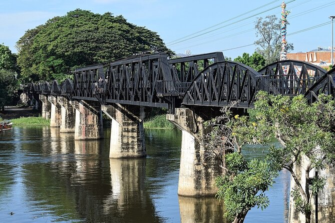 Kanchanaburi Full Day Tour: River Kwai and Erawan Falls - Managing your time at the seven levels