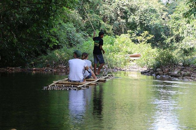Khao Lak: Bamboo Rafting & Sea Turtle Conservation Center - Bamboo rafting through Khao Lak’s quiet jungle