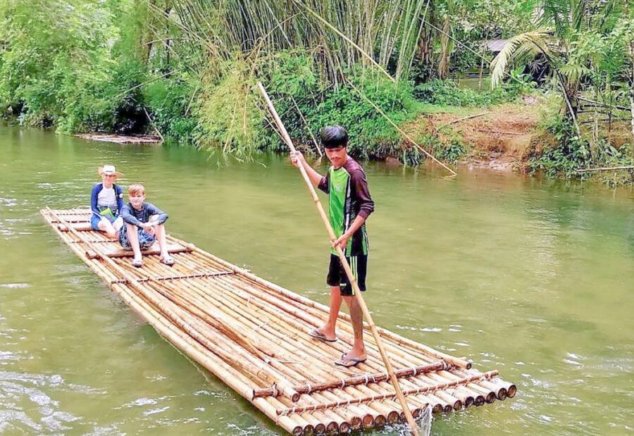Khaolak: Bamboo Rafting, Waterfalls, and Turtle Conservation - Ton Pling Waterfall: the cool finish
