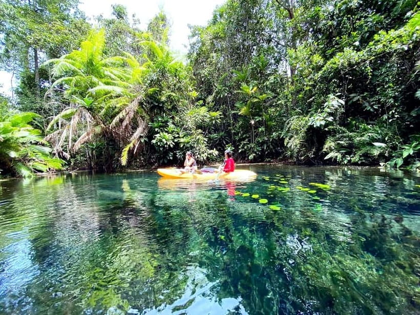 Klong Rud Kayaking with Hotel Transfer - Fruit, water, and a small extra