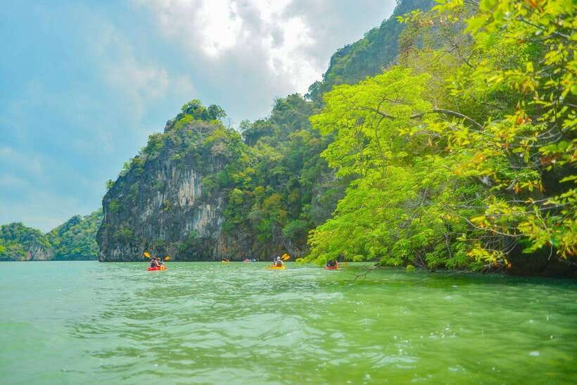 Ko Lanta: Full-Day Mangrove and Sea Cave Kayaking Experience - Koh Phee and the trip’s main caution