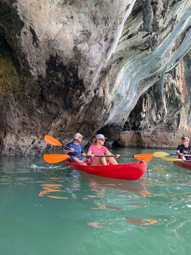 Ko Lanta: Half-Day Kayaking, Talabeng, Sea Cave & Mangrove - Swimming, fruit, and a beach break