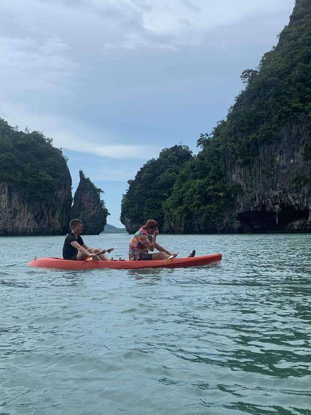 Ko Lanta: Half-Day Kayaking, Talabeng, Sea Cave & Mangrove - Koh Aung offers an easy first photo stop