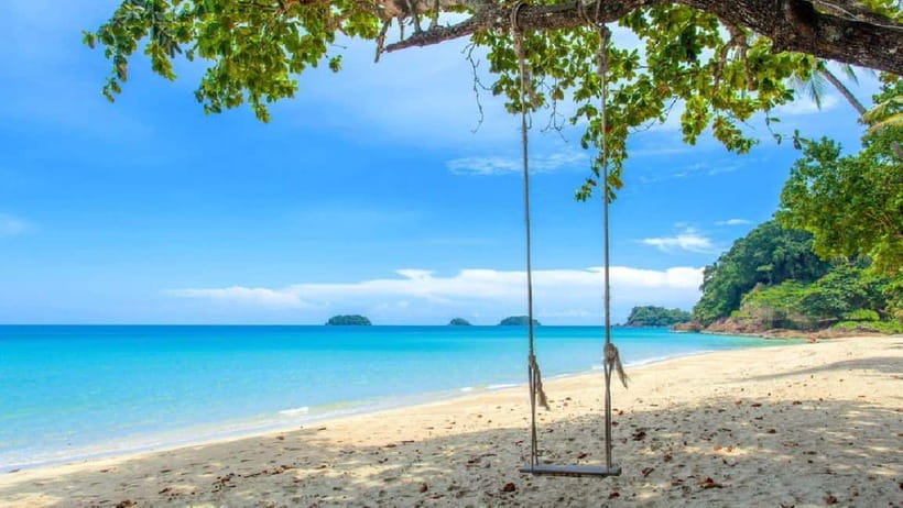 Koh Chang: 5 Island Guided Boat Tour with Lunch Buffet - From your hotel to Bang Bao Pier
