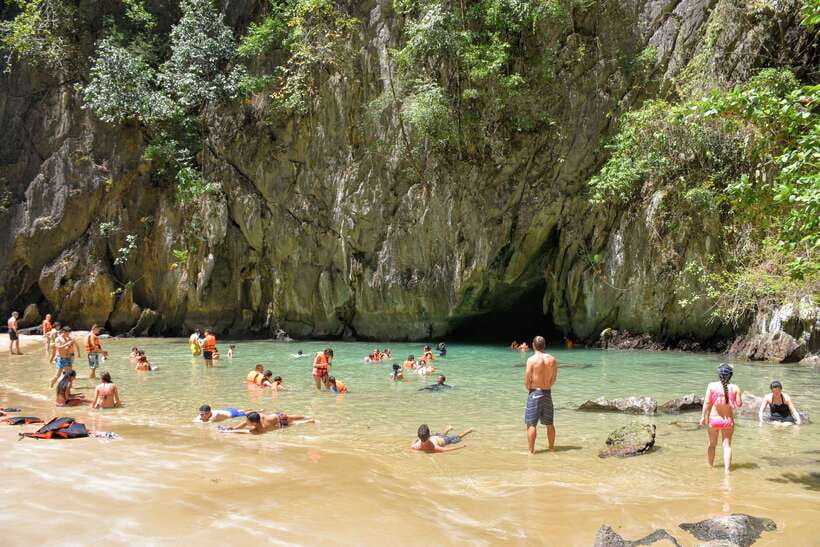 Koh Lanta: 4-Island Adventure Tour to Emerald Cave - Koh Mook and the swim into Emerald Cave